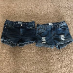 2 pairs of kids Hudson jeans